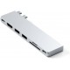 Satechi Pro Hub Slim -adapteris, sidabro spalvos