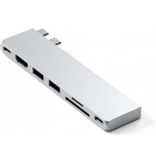 Satechi Pro Hub Slim -adapteris, sidabro spalvos