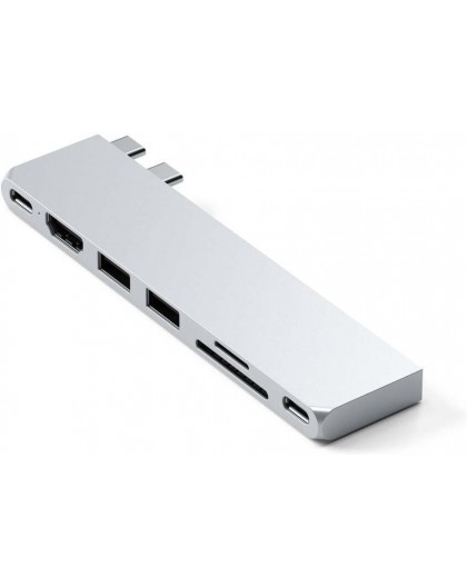 Satechi Pro Hub Slim -adapter, hõbe
