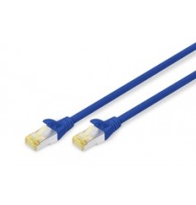 DIGITUS CAT 6A S/FTP Patch Cable, 0.25m, blue