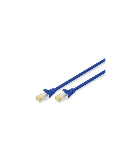 DIGITUS CAT 6A S/FTP Patch Cable, 0.25m, blue