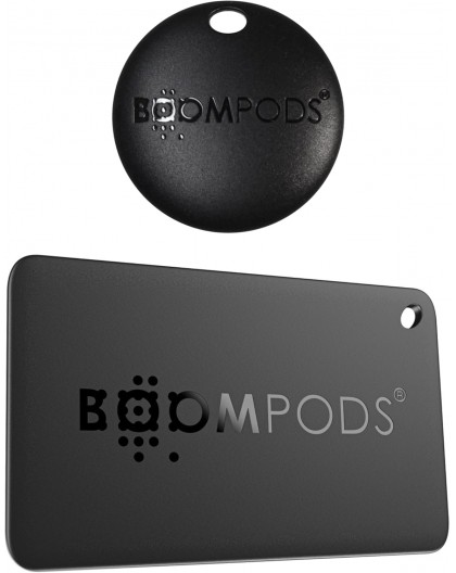 Boompods Tag & Card Bundle Pack Black