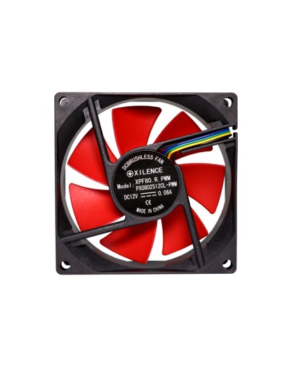 Ventilators Xilence RED 80x80x25mm