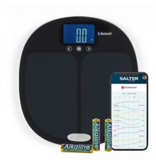 Весы для ванной Salter 9192 BK3R Curve Bluetooth Smart Analyzer черные