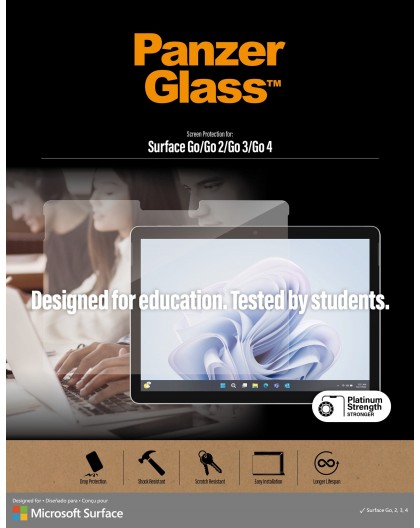 PanzerGlass Screen Protector Microsoft Surface Go 2 3 4