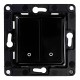 Shelly wall switch 2 button (black)