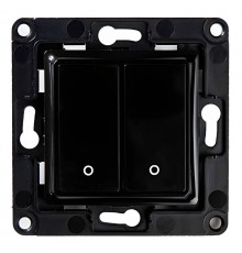 Shelly wall switch 2 button (black)