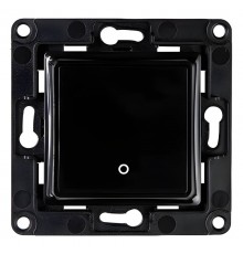 Shelly wall switch 1 button (black)
