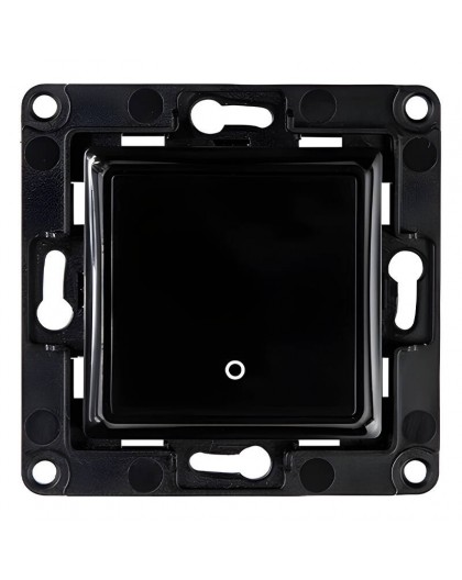 Shelly wall switch 1 button (black)