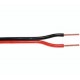 Cabletech Speaker Cable 2x1.0mm² Black/Red (Copper)
