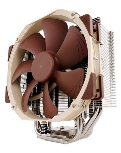 Noctua NH-U14S computer cooling component Processor Cooler 12 cm Brown, Stainless steel