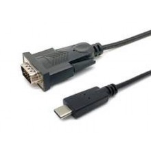 Adapteris USB-C - Serial RS232-DB9 St/St 1,50m