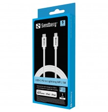 Sandberg USB-C PD uz Lightning MFI, 1M