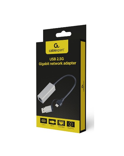 GEMBIRD USB 2.5G Gigabit Network Adapter
