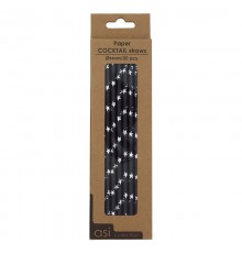 Asi Collection Paper Cocktail Straws 20pcs