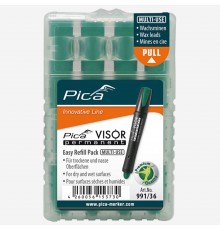 Pica VISOR permanent replacement refills green