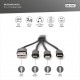 DIGITUS 3-in-1 Charging Cable USB A Lightning + Micro USB + USB-C