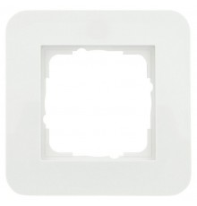 GIRA 109129 Frame 1f BSF pure white E2