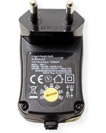 Universalus maitinimo adapteris 600mA