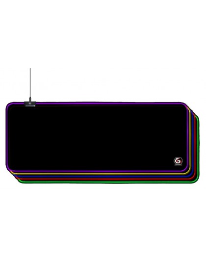 Gembird MP-GAMELED-L mouse pad Gaming mouse pad Black