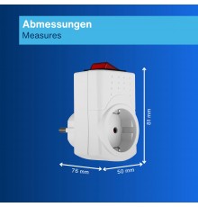 REV Zwischenstecker w. switch