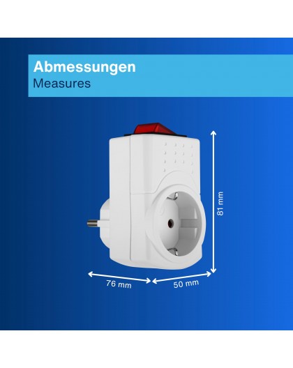 REV Zwischenstecker w. switch