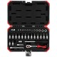 GEDORE red Socket Set 1/4 33-pieces