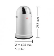WESCO Pushboy 50l graphite matt