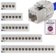 Equip Patch Panel 8x RJ45 Cat5e FTP Desktop Light Grey