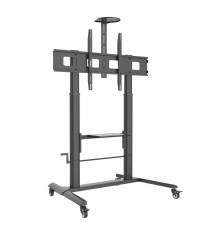 Techly ICA-TR230 multimedia cart/stand Black Flat panel