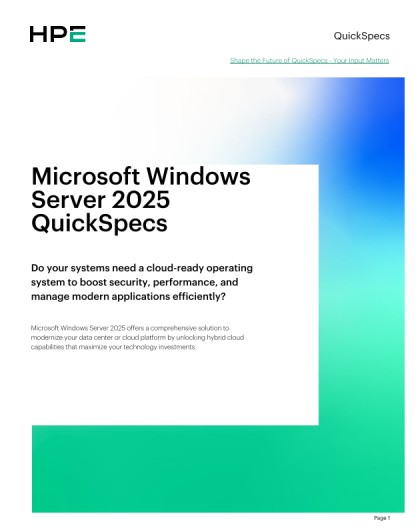 Microsoft Windows Server Hpe Rok OEM 2025 16-core Standard Addit