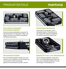 Various mantona AS-60-1S quick-release plate