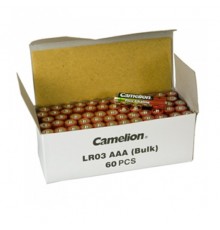 Elementai Alkaline, AAA, LR03, CAMELION, 60 pcs.