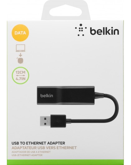 Belkin USB 2.0 к Ethernet адаптер - USB-сетевой адаптер