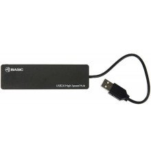Tellur Basic USB Hub, 4 porti, USB 2.0 Musta