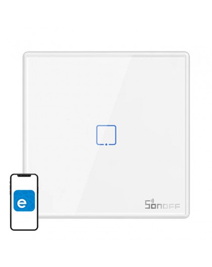 Smart Wireless Wall Switch Sonoff T2EU1C-RF 433MHz (1-channel)