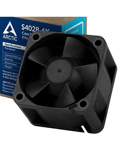 ARCTIC S4028-6K servera ventilators, 4-pin, 40mm