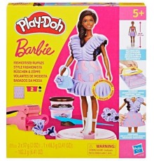 PLAY-DOH Barbie Ruffle Set, modeling clay set