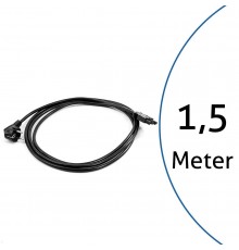 BACHMANN Device Connection Cable with Protective Contact/Device Coupling GST18-3 Black