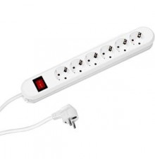 BACHMANN SMART Power Strip 6x Safety Socket with Switch White