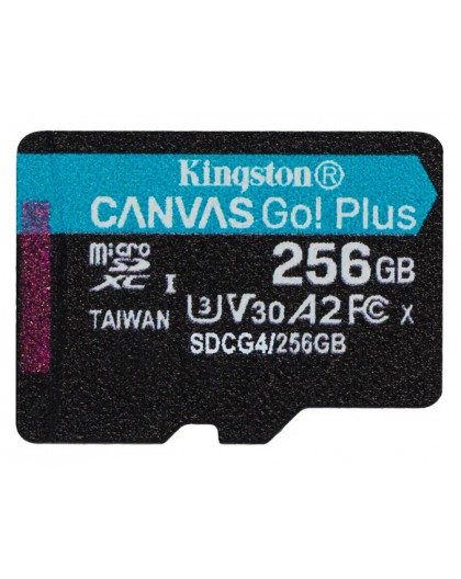 Kingston Canvas Go Plus MicroSDXC Memory card 256GB