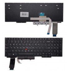 Keyboard LENOVO Thinkpad E15 Gen 2, with trackpoint, US