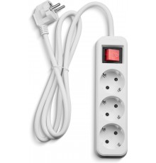 Fuj:tech 3-piece extension cord, 1.5 m, white