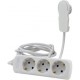 REV Multiple Socket Outlet 3-fold 2m white