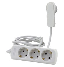 REV Multiple Socket Outlet 3-fold 2m white