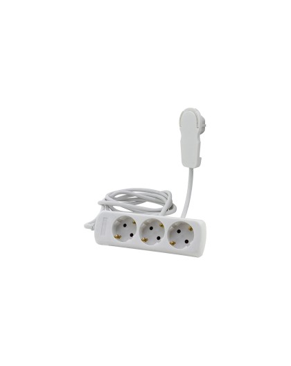 REV Multiple Socket Outlet 3-fold 2m white