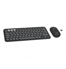 "Logitech Pebble 2 Combo Pink" - slim multi-device Bluetooth® keyboard and mouse with customizable keys