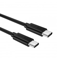 Кабель CHOETECH Type-C - Type-C, PD20W, черный, 3м