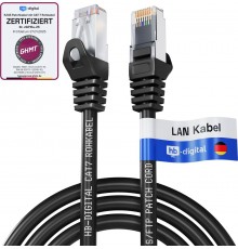 EFB EFB CAT8.1 BLACK 20m RJ45 PATCH CABLE S/FTP PIMF