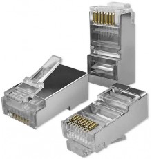 Qoltec RJ45 läbipääsu pistik